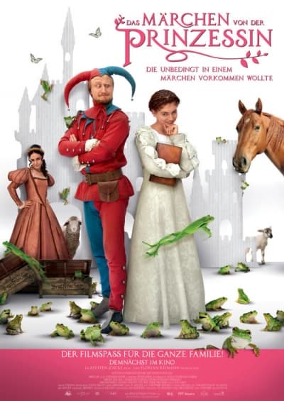 Filmplakat Das Märchen von der Prinzessin, die unbedingt in einem Märchen vorkommen wollte