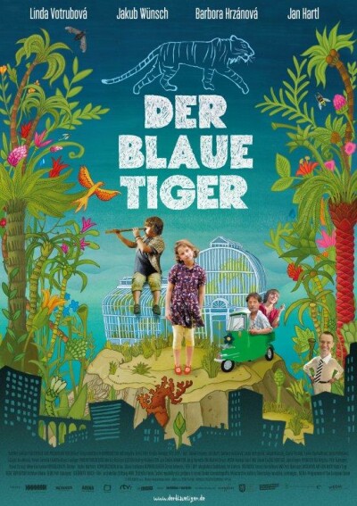 Filmplakat Der Blaue Tiger