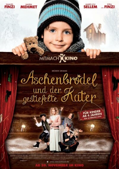 Filmplakat Aschenbrödel und der Gestiefelte Kater