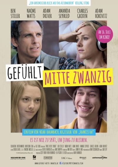 Filmplakat Gefühlt Mitte Zwanzig
