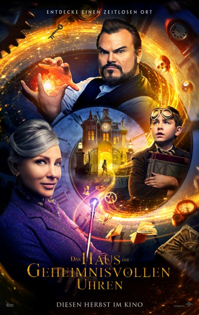 Filmplakat Das Haus der geheimnisvollen Uhren