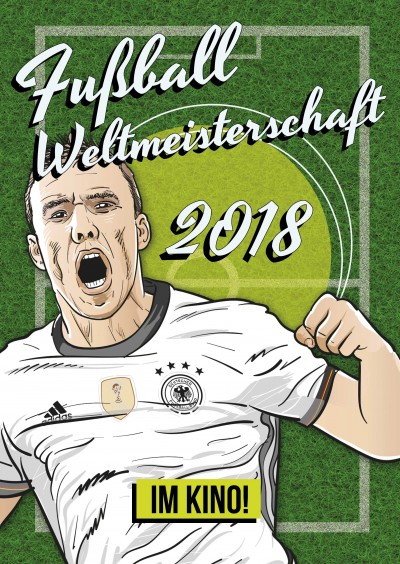 Filmplakat WM 2018 in Russland