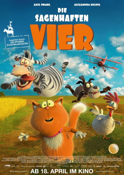Filmplakat Die sagenhaften Vier