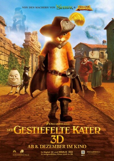 Filmplakat Der gestiefelte Kater